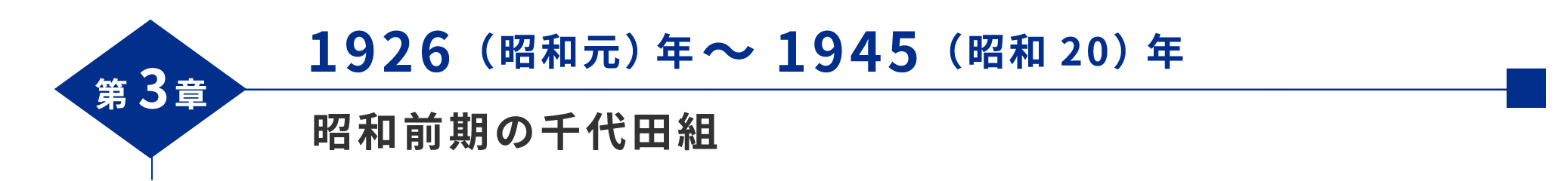 第3章 1927（昭和2）年～1945（昭和20）年 昭和前期の千代田組 